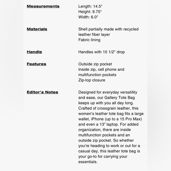 Coach Gallery Tote Bag & Matching Corner Zip Wristlet / NWOT / Violet - Picture 7 of 8